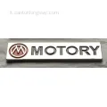 BADGE DEL LOGO CHROME CROME PLASTICO